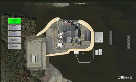 external flooding – mississippi river flooding scenario at monticello nuclear station